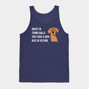 Funny Dog Accountant Financial Advisor Finance Teacher Tank Top